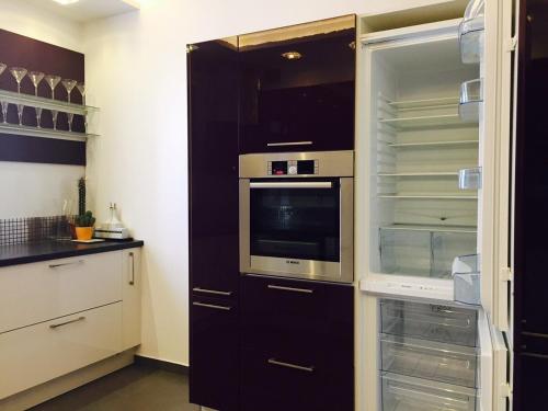 Kuchyň nebo kuchyňský kout v ubytování Amber Apartment Baltic Sea 15 km parking space