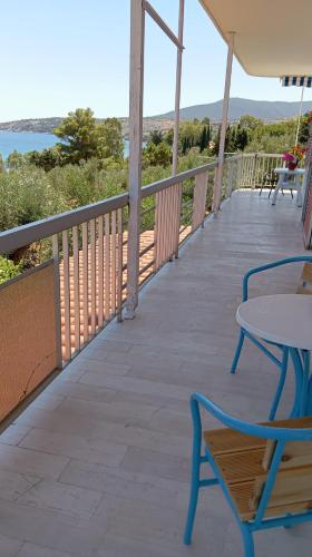 Balkón nebo terasa v ubytování Σπίτι Με Θέα Θάλασσα