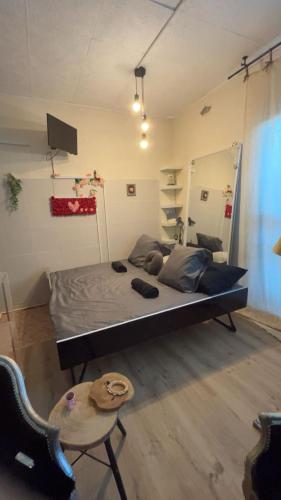 TV a/nebo společenská místnost v ubytování Évasion privée