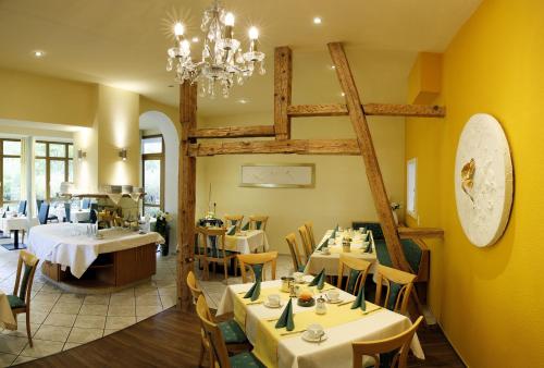 En restaurant eller et spisested på Hotel Donaublick