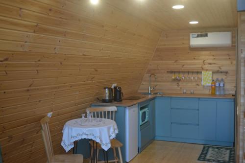 Kuchyň nebo kuchyňský kout v ubytování Blue Horizon