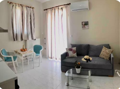 Ruang duduk di Menelaos Apartments