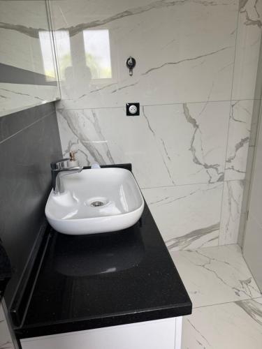 Koupelna v ubytování Villa