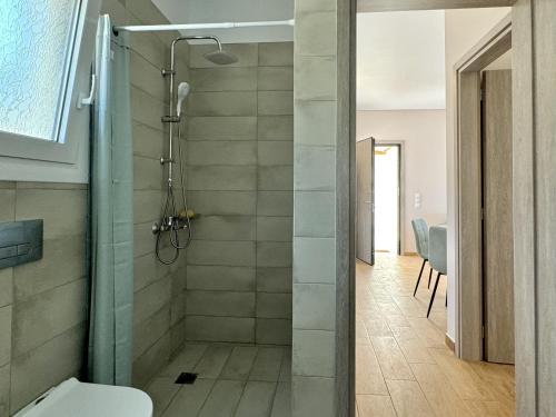 Koupelna v ubytování Villa Menta