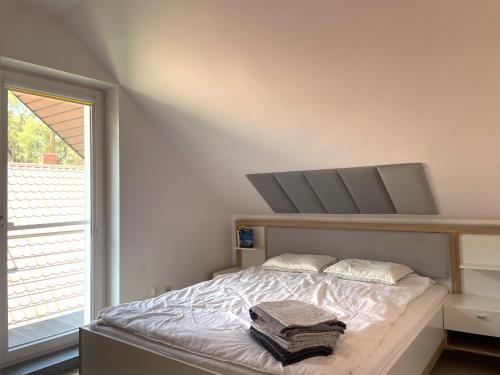 Postel nebo postele na pokoji v ubytování Wynajem Pokoi JULIA