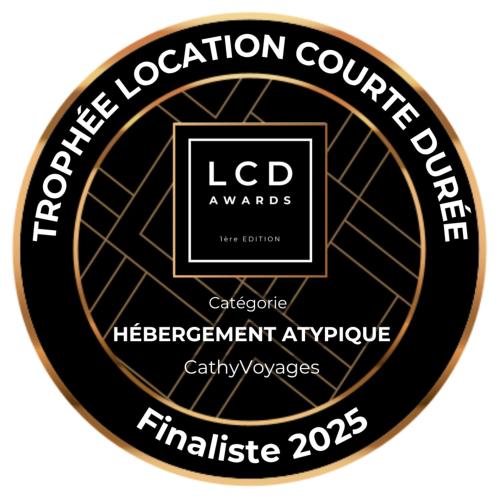 un label pour l'association internationale des prix LCD dans l'établissement Immersion Bord de Mer - La Paillote Strasbourgeoise - Ciel étoilé - Vidéoprojecteur - Parking gratuit, à Strasbourg
