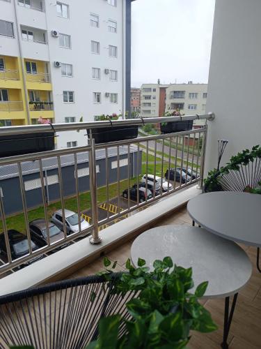Μπαλκόνι ή βεράντα στο Apartman Boutique