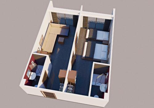 an rendering of an apartment building at Wolf Of The City Hotel & Spa in Antalya