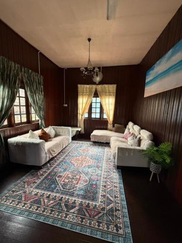 Χώρος καθιστικού στο Nuruls Homestay