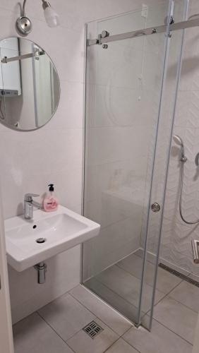 Studio apartment tesisinde bir banyo