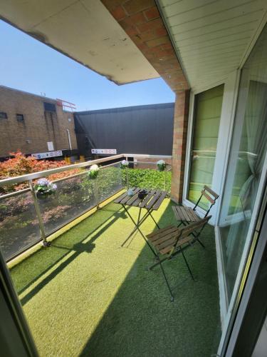 Taman di luar Gezellig verblijf met balkon