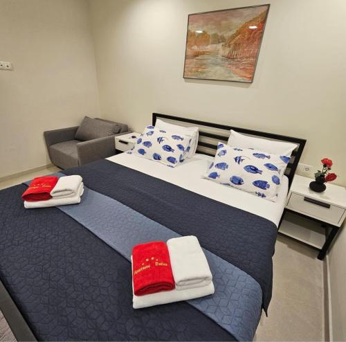 Postel nebo postele na pokoji v ubytování Apartmani Datea