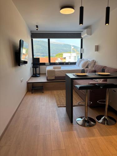 TV a/nebo společenská místnost v ubytování NôM