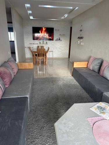 Un lugar para sentarse en Bel appartement prés de Mcdo