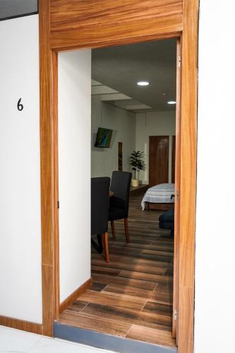 Ένα ή περισσότερα κρεβάτια σε δωμάτιο στο Residencia 37