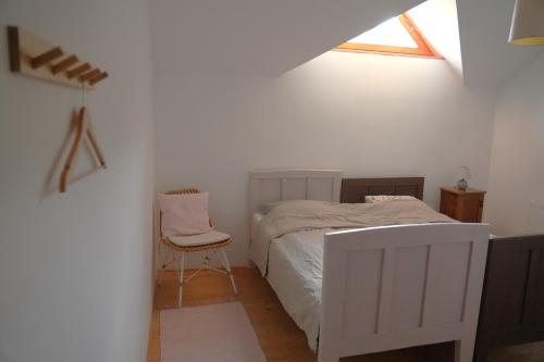 Postel nebo postele na pokoji v ubytování Bed&More Almáspuszta