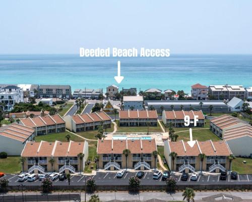 a view of a resort with the ocean in the background at C' Salt 10B in Destin
