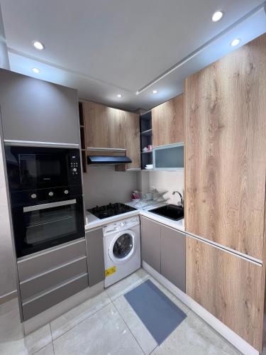 Η κουζίνα ή μικρή κουζίνα στο Appartement fraichement rénové à Agdal