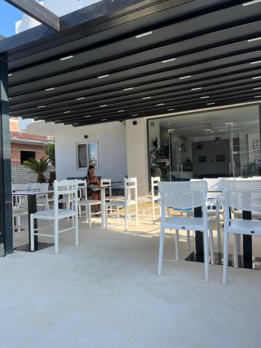 Εστιατόριο ή άλλο μέρος για φαγητό στο Hotel Belle Vue