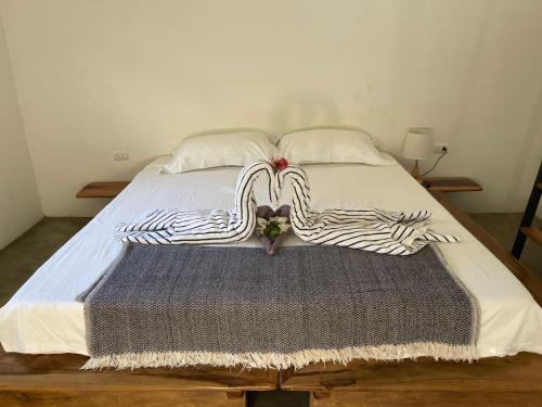 Letto o letti in una camera di Todo Bien Nicaragua