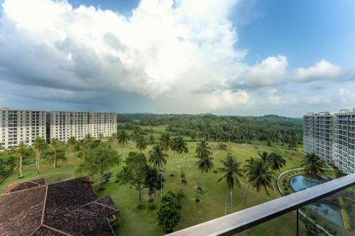 Landskap semula jadi dekat dengan apartmen