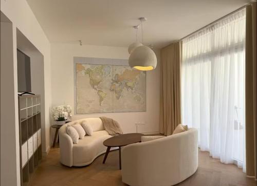 Χώρος καθιστικού στο Elegant Escape-downtown near Dubai mall