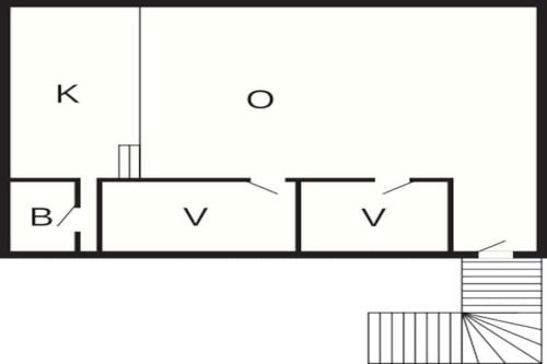 a schematic diagram of a house at 4 person holiday park home in Give in Give