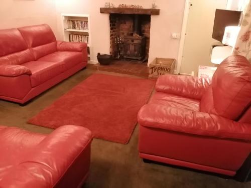 Istumisnurk majutusasutuses Black Horse Cottage