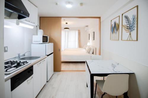Η κουζίνα ή μικρή κουζίνα στο GuestHouse MIYABI