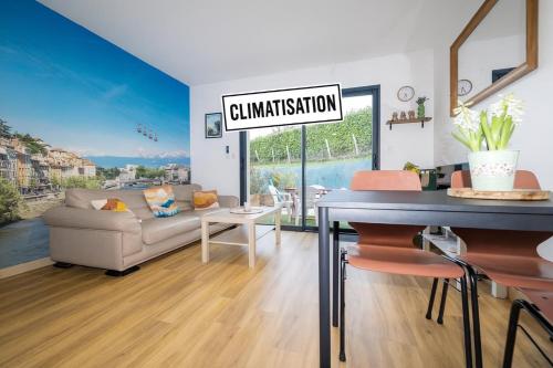 Le Parmé' Nid - gîte 3 lits avec terrasse et Clim