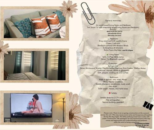 Televisyen dan/atau pusat hiburan di Cozy Comfort Awaits in M&J's