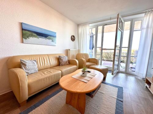 Posezení v ubytování Ferienwohnung De Diek 103