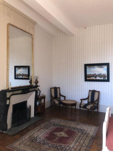 TV/trung tâm giải trí tại Château de Blot