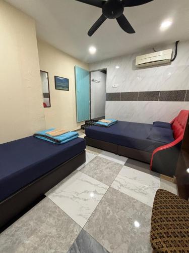 Χώρος καθιστικού στο Ray Yan Guesthouse Penang