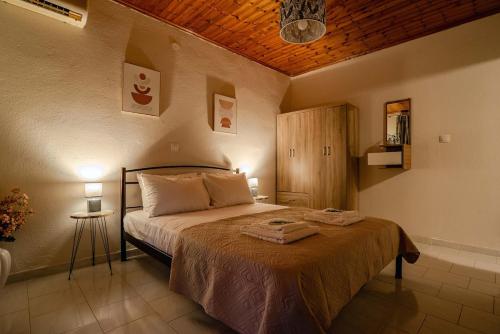 Cama o camas de una habitación en Al Mare Family Suite
