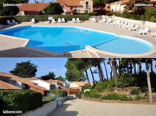 Hồ bơi trong/gần Maison 6 personnes dans résidence sans vis à vis