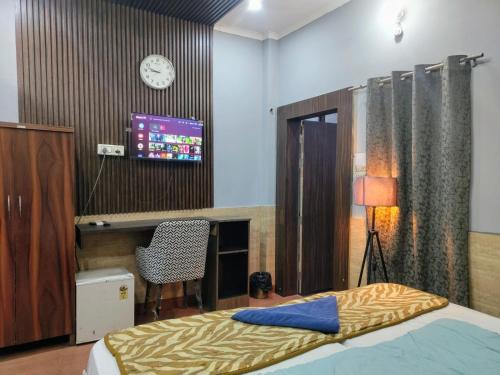 TV a/nebo společenská místnost v ubytování Hotel metroview