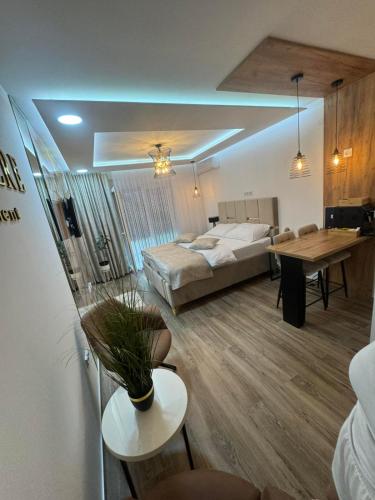 Katil atau katil-katil dalam bilik di Belvedere Apartment