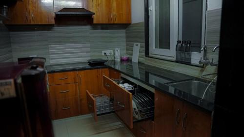 Dapur atau dapur kecil di Casa Bianca