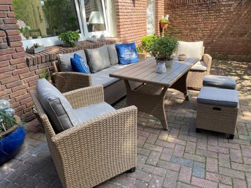 Posezení v ubytování Ferienwohnung Norddeich