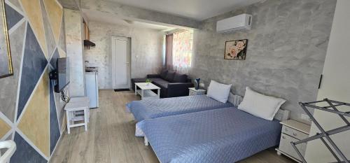 Χώρος καθιστικού στο Victoria guest house