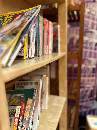 Biblioteca en el bed & breakfast