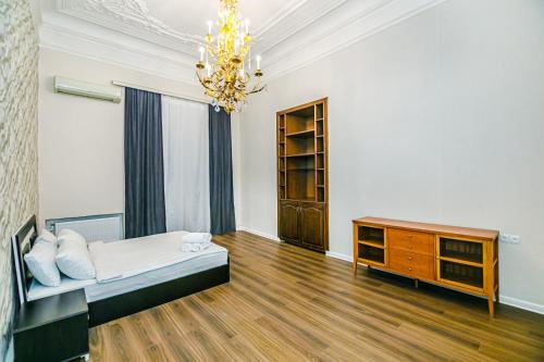 Postel nebo postele na pokoji v ubytování Apartment İNTERNO OTTO