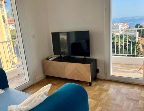 Appartement Vue Mer T2 Cosy, Plage à pied 3 mins, Coucher de Soleil, Parc privé