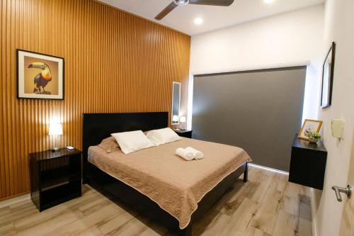 Postel nebo postele na pokoji v ubytování Nicoya Villas