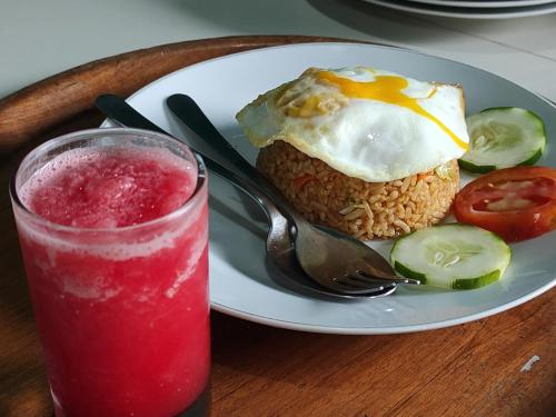 Mad i villaen eller i nærheden