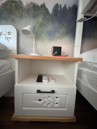 Una cama o camas en una habitación de JW Apartments