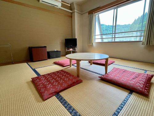 Katil atau katil-katil dalam bilik di Yuzawa house2
