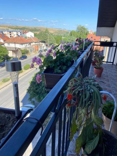 Μπαλκόνι ή βεράντα στο Stojanovski Apartments