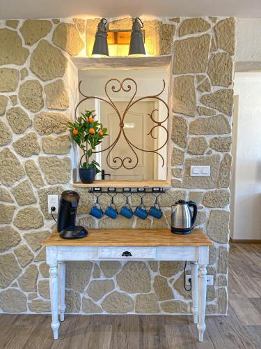 Παροχές για τσάι/καφέ στο Gîte des Papillons & Brocante